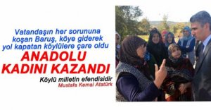 YOL KAPATAN KÖYLÜLER İSTEDİĞİNİ ALDI!