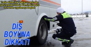 YOLCU OTOBÜSLERİ DENETİMDEN GEÇİYOR!