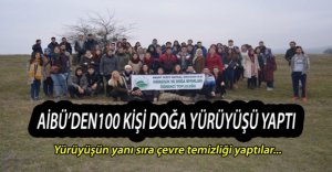 YÜRÜYÜŞTE ÇEVRE TEMİZLİĞİ YAPTILAR