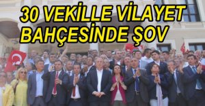 30 CHP'Lİ VEKİL VALİLİĞE YÜRÜDÜ