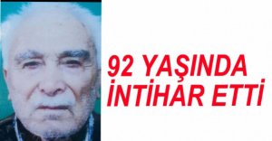 92 YAŞINDA İNTİHAR ETTİ...