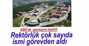 AİBÜ REKTÖRLÜĞÜ DÜĞMEYE BASTI