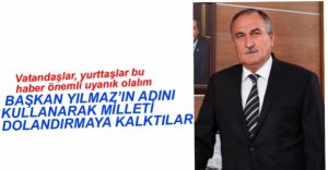 ALAADDİN YILMAZ'IN ADIYLA DOLANDIRICILIK YAPMIŞLAR