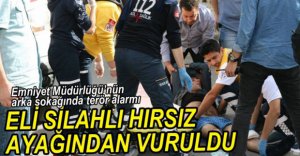 AYAĞINDAN VURULARAK DURDURULDU