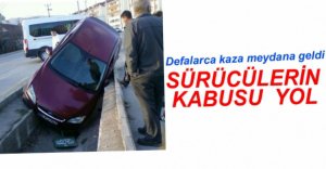 AYNI YERDE YİNE KAZA...