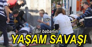 BABA OĞUL ALEVLERİN ARASINDAN ÇIKTILAR