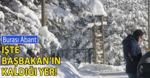 BAŞBAKAN YUVADA DİNLENİYOR!