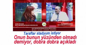 BAŞKAN YILMAZ'DAN STADYUM AÇIKLAMASI