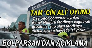 BOLPARSAN'DAN OPERASYON AÇIKLAMASI