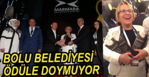 BOLU BELEDİYESİ ÖDÜLE DOYMADI