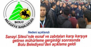 BOLU BELEDİYESİ'NDEN SANAYİ AÇIKLAMASI