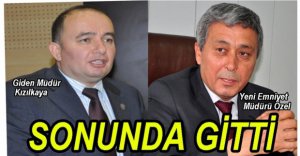 BOLU EMNİYET MÜDÜRÜ DEĞİŞTİ