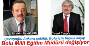 BOLU MİLLİ EĞİTİM MÜDÜRÜ DEĞİŞİYOR....
