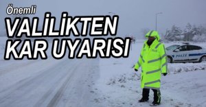 BOLU VALİLİĞİ VATANDAŞLARI UYARDI