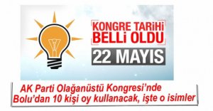 BOLU'DAN 10 KİŞİ OY KULLANACAK