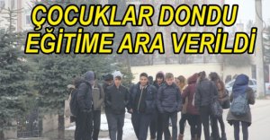 BOLU'DA 3 OKULDA EĞİTİME ARA VERİLDİ