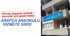 BOLU'DA ARAP ANAOKULU AÇILDI