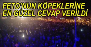 BOLU'DA BİNLERCE KİŞİ SOKAĞA DÖKÜLDÜ