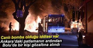 BOLU'DA BİR KİŞİ GÖZALTINA ALINDI