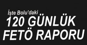 BOLU'DA FETÖ RAPORU AÇIKLANDI