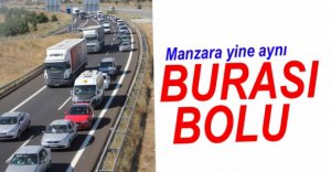 BOLU'DA MANZARA YİNE AYNI