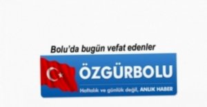 BOLU'DA VEFAT EDENLER, 03 HAZİRAN CUMA