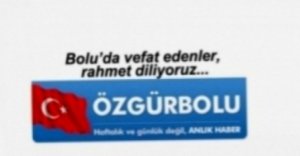 BOLU'DA VEFAT EDENLER, 11 MART PAZARTESİ
