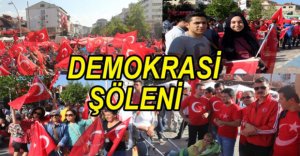 BOLU'DA MUHTEŞEM DEMOKRASİ ŞÖLENİ