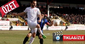 BOLUSPOR KAYSERİ ERCİYESPOR ÖZET