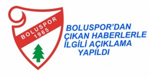 BOLUSPOR KULÜBÜNDEN AÇIKLAMA....