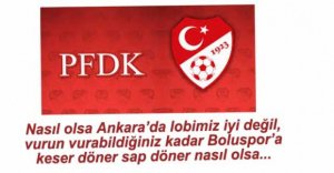 BOLUSPOR PFDK'YA SEVK EDİLDİ