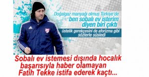 FATİH TEKKE KAÇARAK GİTTİ...