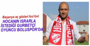 BOLUSPOR'DA İLK İMZA ATILDI