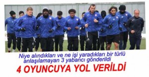 BOLUSPOR'DA YABANCI TEMİZLİĞİ