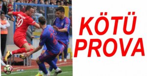 BOLUSPOR'DAN KÖTÜ PROVA