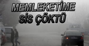 BOLU'YA SİS ÇÖKTÜ