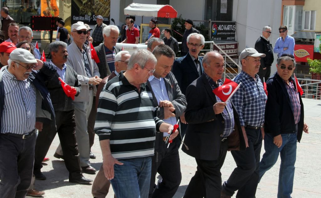 1 MAYIS İŞÇİ BAYRAMI BOLU'DA KUTLANDI