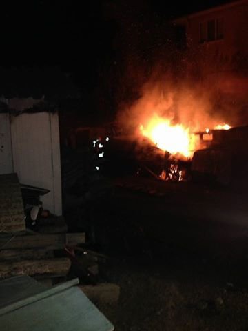 9 OTOMOBİL ALEV ALEV YANDI