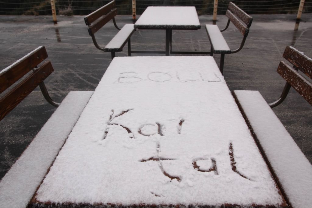 BOLU'YA KAR ERKEN GELDİ