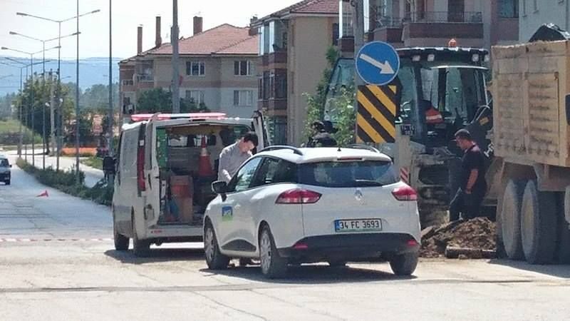 DOĞALGAZ BORUSU PATLADI, MAHALLEDE PANİK YAŞANDI