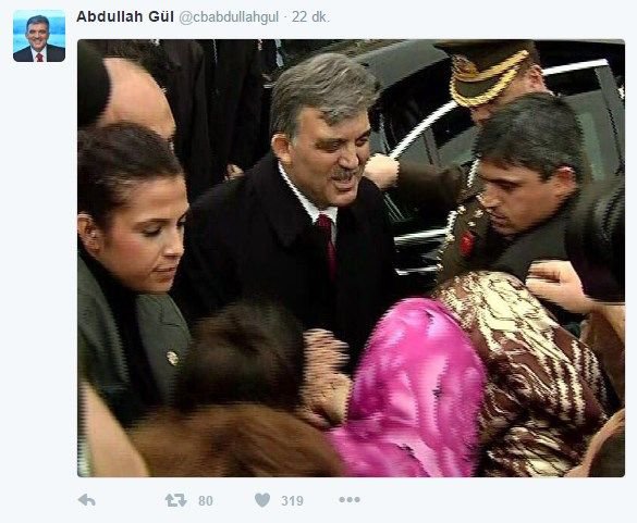 GÜL'DEN DUYGU YÜKLÜ TAZİYE MESAJI