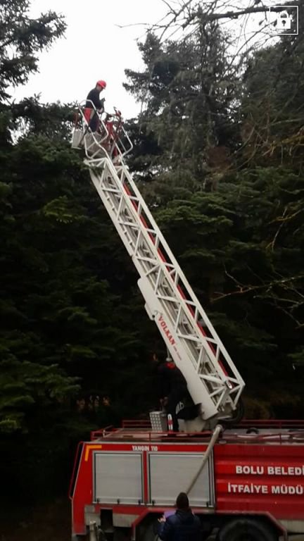 İTFAİYE YERDE GÖKTE HERKESİN YANINDA