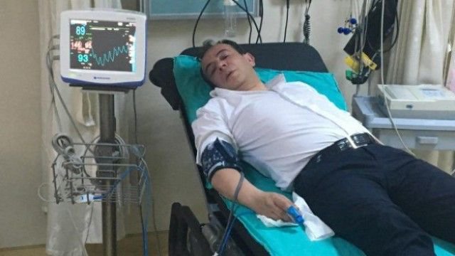 POLİS CHP'Lİ GRUBA MÜDAHALE ETTİ