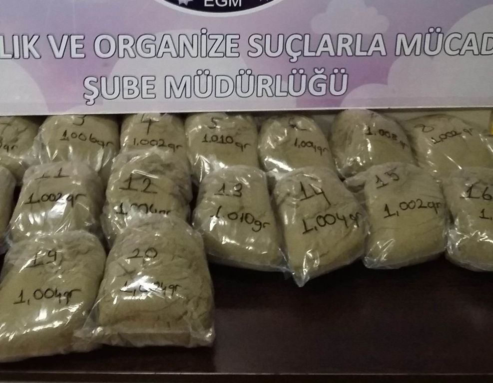 POLİSTEN UYUŞTURUCU OPERASYONU