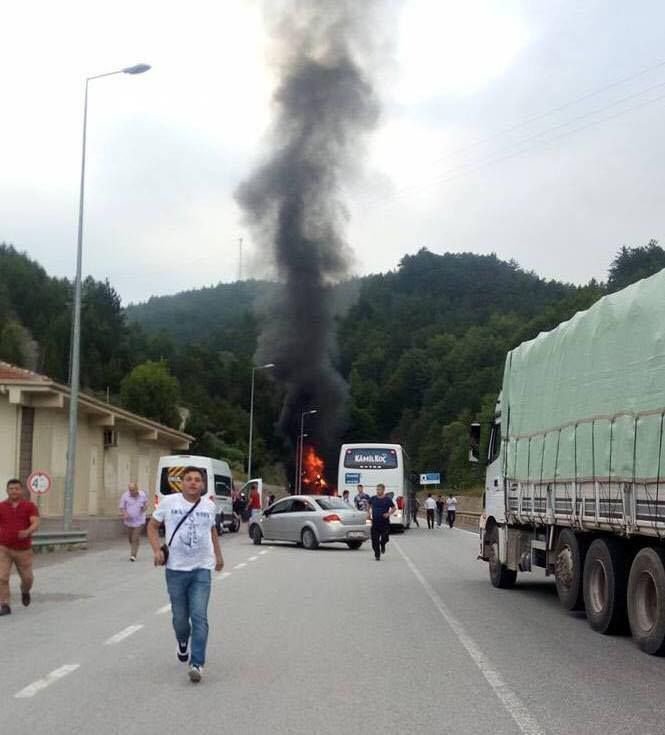 TÜNEL GİRİŞİNDE FECİ KAZA