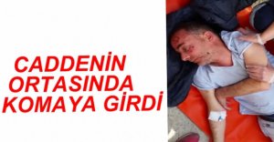 CADDEDE KOMAYA GİRDİ...