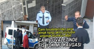 CAMİNİN TUVALETİNDE FİŞ GERGİNLİĞİ