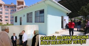 ÇARESİZ ADAMIN İMDADINA BELEDİYE YETİŞTİ