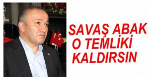 ÇARIKÇI'DAN ABAK'A TEMLİK ELEŞTİRİSİ