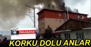 ÇATI ALEV ALEV YANDI